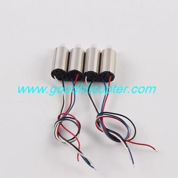SYMA-X5S-X5SC-X5SW Quad Copter parts Motor set (2pcs red-blue wire + 2pcs white-black wire) - Click Image to Close